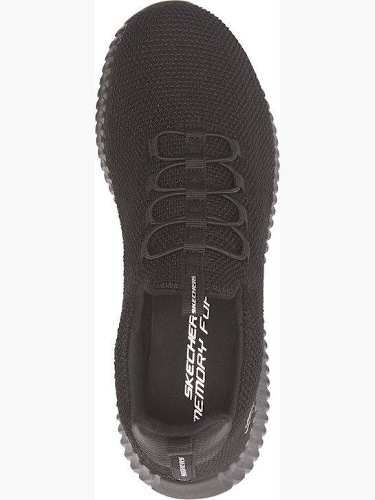 skechers ultra flex slip-on trainer nero deichmann