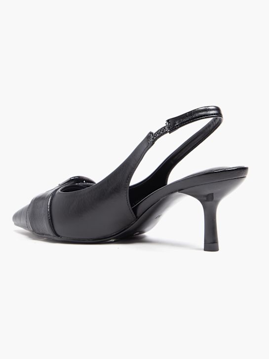 passerella slingback tacco nero deichmann