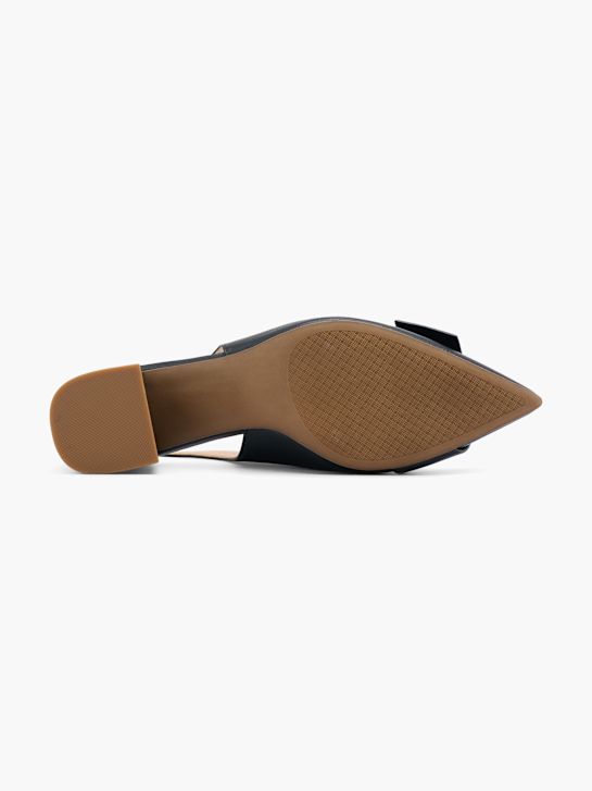 passerella slingback tacco nero deichmann