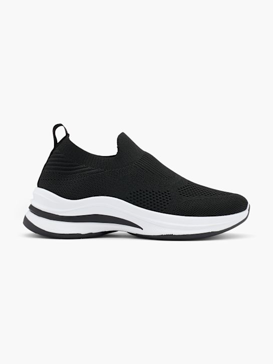 graceland slip-on trainer nero deichmann