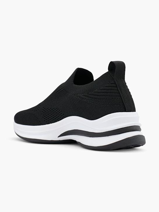 graceland slip-on trainer nero deichmann
