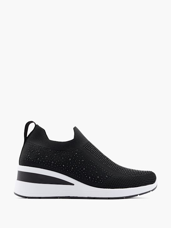 graceland slip-on trainer nero deichmann