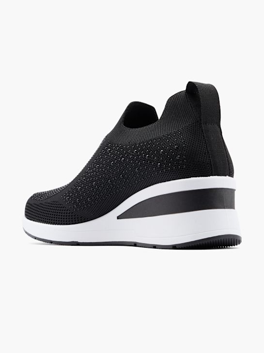 graceland slip-on trainer nero deichmann