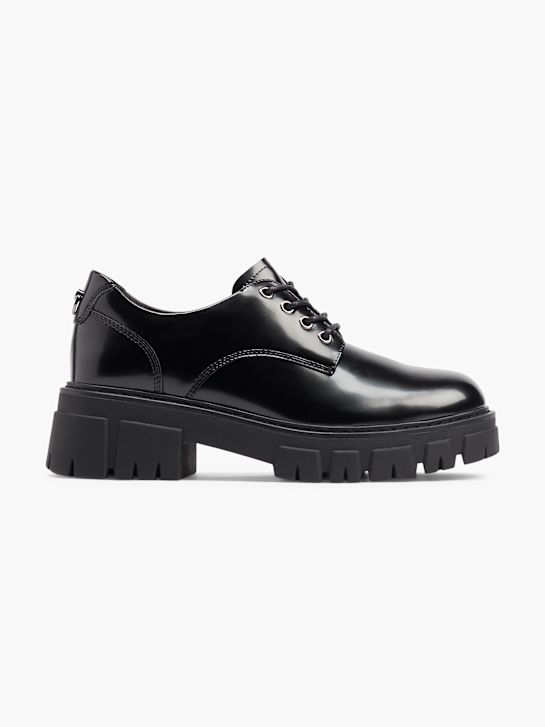 passerella formale scarpe nero deichmann