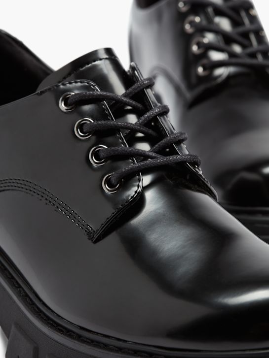 passerella formale scarpe nero deichmann