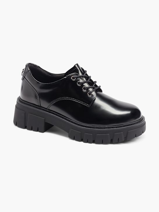 passerella formale scarpe nero deichmann