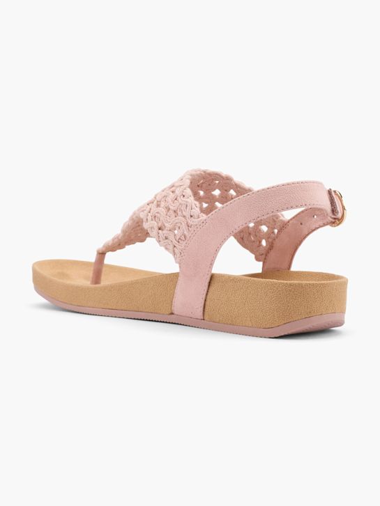 graceland toe sandalo infradito rosa deichmann