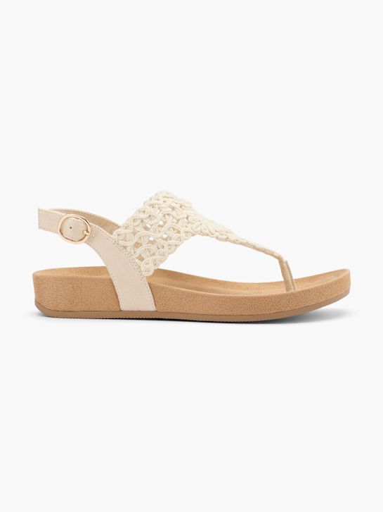 graceland toe sandalo infradito grigio chiaro deichmann