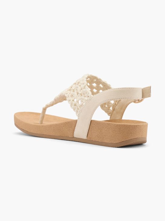 graceland toe sandalo infradito grigio chiaro deichmann