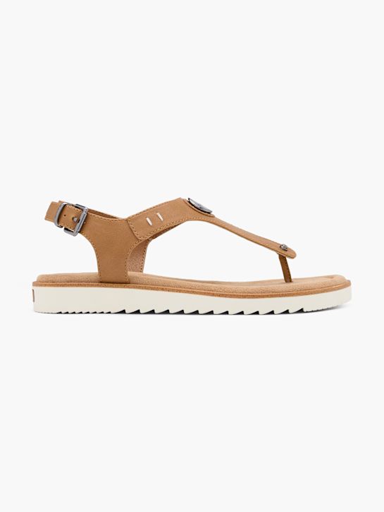 panchina toe sandalo infradito cognac deichmann