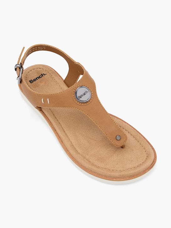panchina toe sandalo infradito cognac deichmann