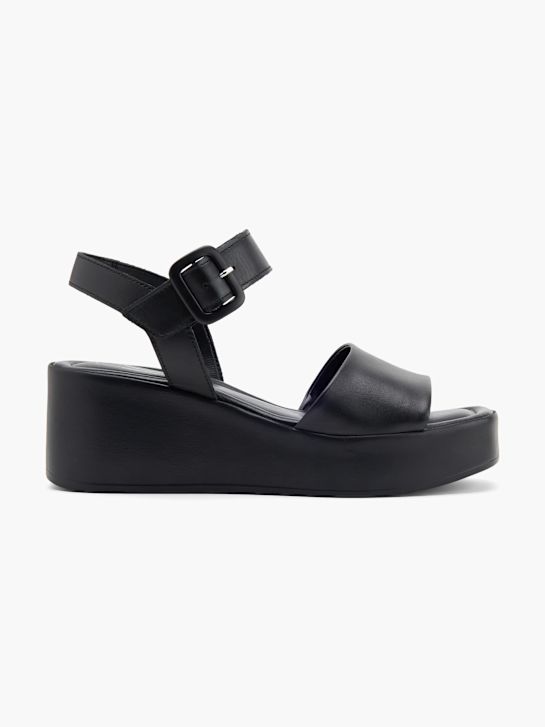 la 5th avenue con tacco sandalo nero deichmann