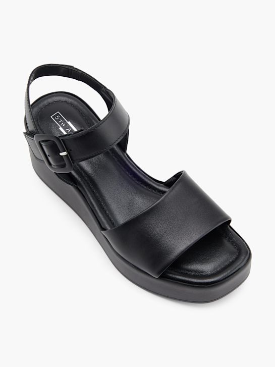 la 5th avenue con tacco sandalo nero deichmann