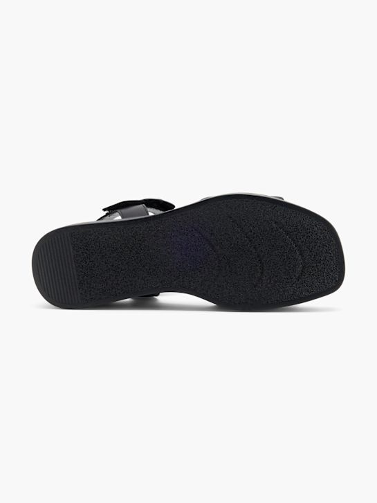 la 5th avenue con tacco sandalo nero deichmann
