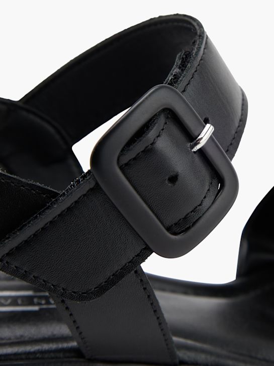 la 5th avenue con tacco sandalo nero deichmann
