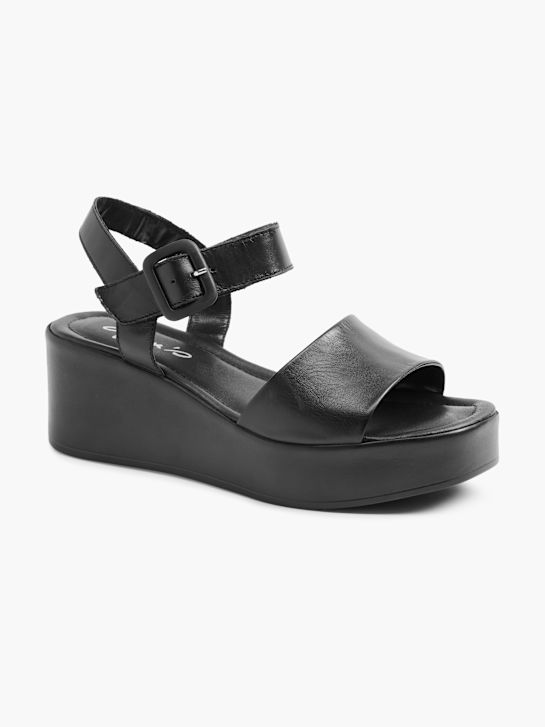 la 5th avenue con tacco sandalo nero deichmann
