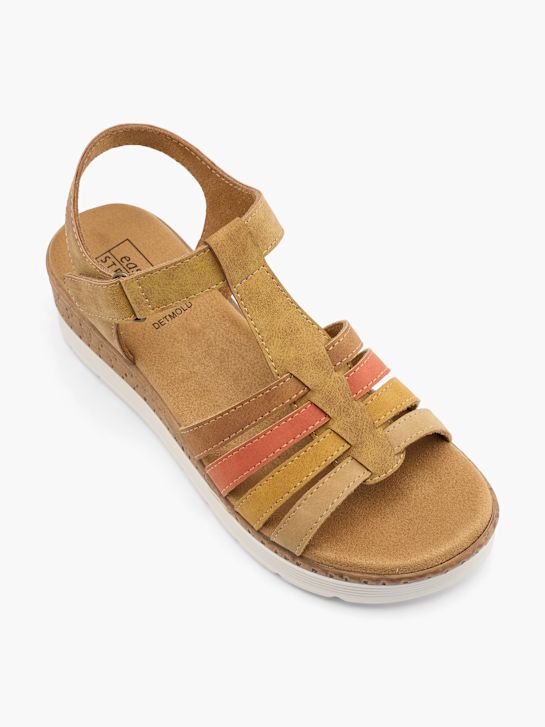 easy street con tacco sandalo marrone deichmann