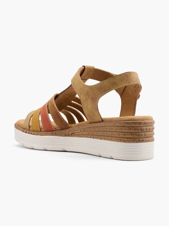 easy street con tacco sandalo marrone deichmann