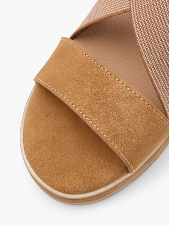 graceland con tacco sandalo beige deichmann