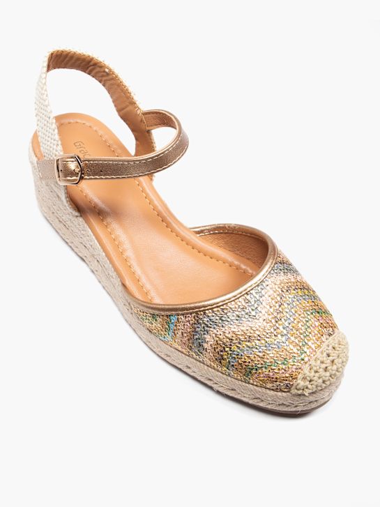 graceland con tacco sandalo multicolore deichmann