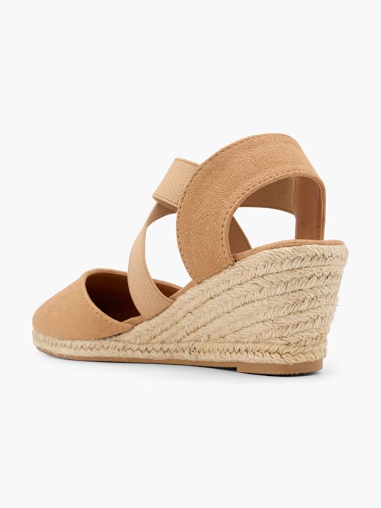 graceland con tacco sandalo beige deichmann