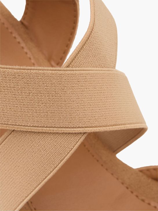 graceland con tacco sandalo beige deichmann