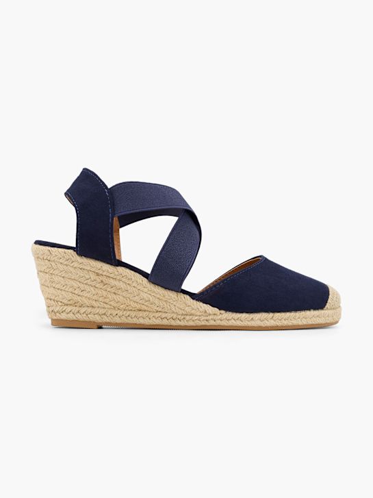 graceland con tacco sandalo blu deichmann