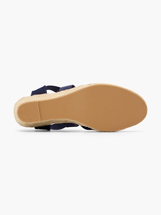graceland con tacco sandalo blu deichmann