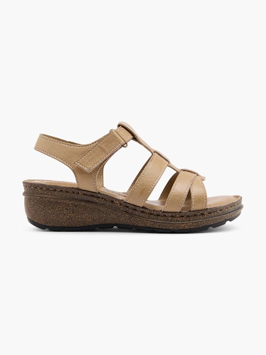 easy street con tacco sandalo beige deichmann