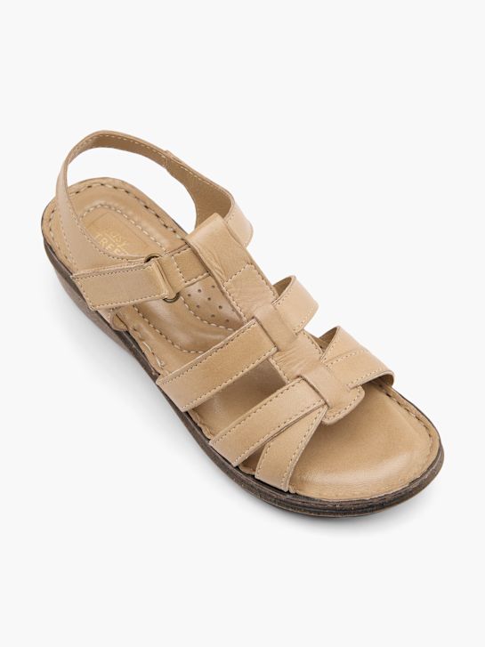 easy street con tacco sandalo beige deichmann