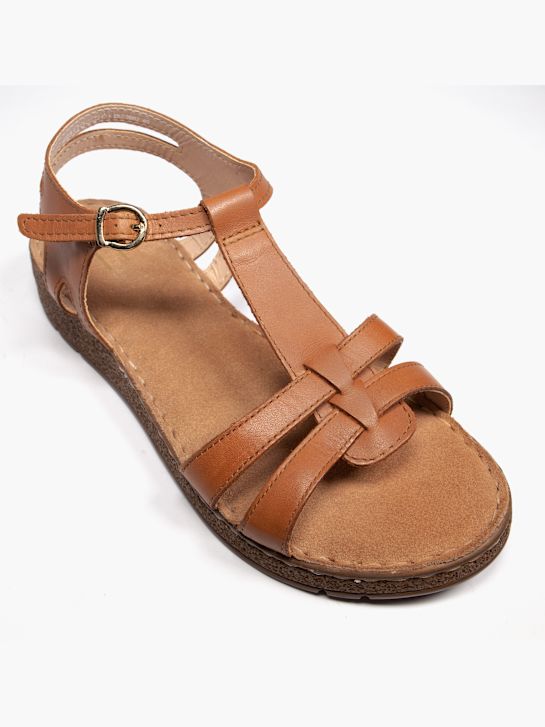 la 5th avenue con tacco sandalo beige deichmann
