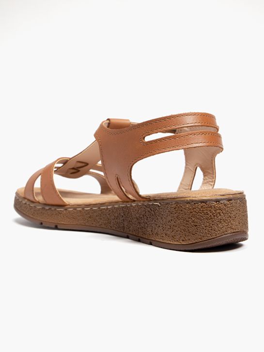 la 5th avenue con tacco sandalo beige deichmann