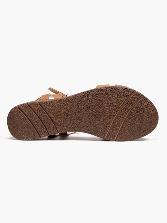 la 5th avenue con tacco sandalo beige deichmann