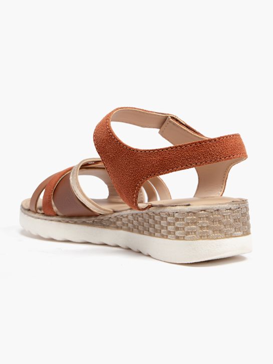la 5th avenue con tacco sandalo marrone deichmann