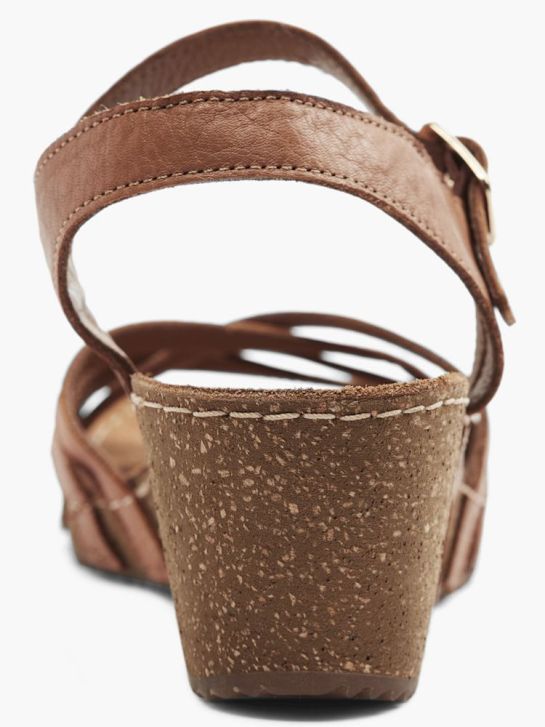 la 5th avenue con tacco sandalo marrone deichmann