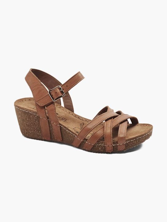 la 5th avenue con tacco sandalo marrone deichmann