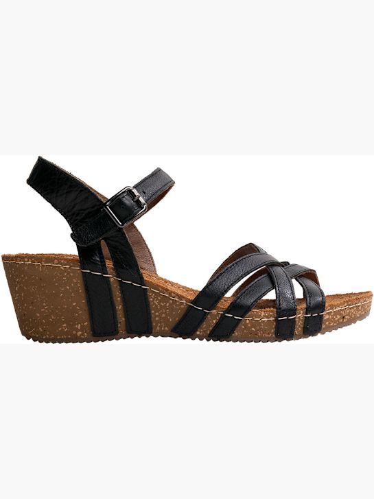 la 5th avenue con tacco sandalo nero deichmann