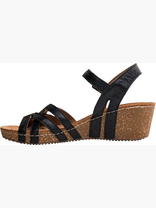 la 5th avenue con tacco sandalo nero deichmann