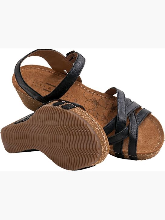 la 5th avenue con tacco sandalo nero deichmann