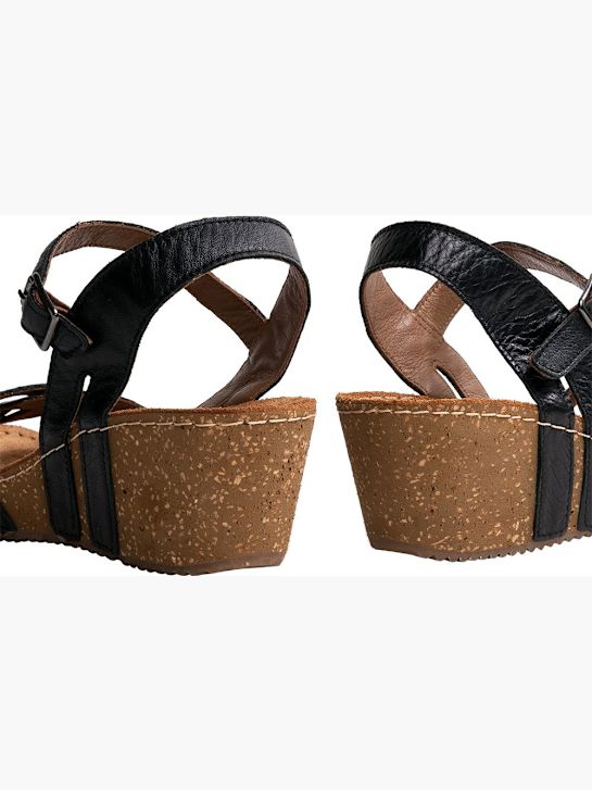 la 5th avenue con tacco sandalo nero deichmann