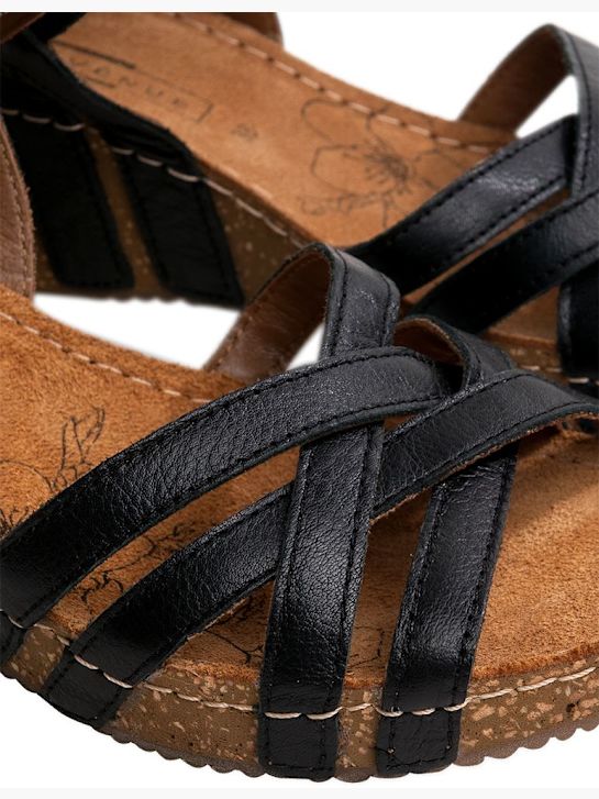 la 5th avenue con tacco sandalo nero deichmann