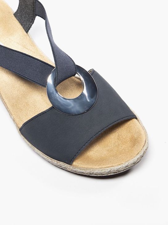 rieker con tacco sandalo blu deichmann