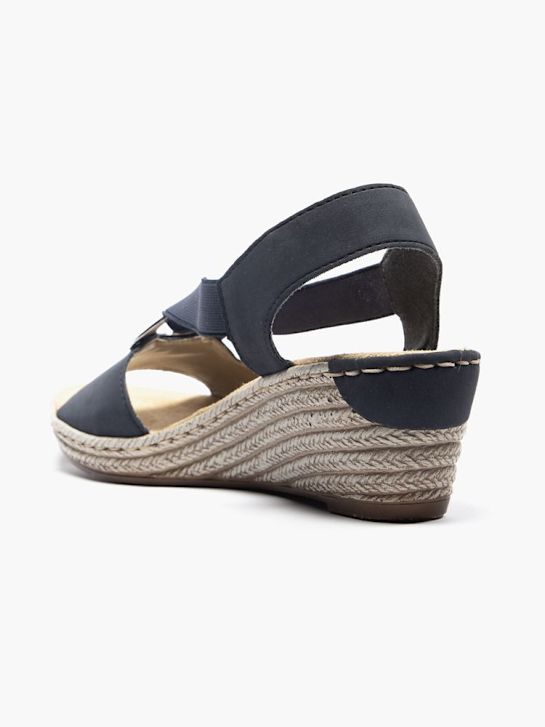 rieker con tacco sandalo blu deichmann