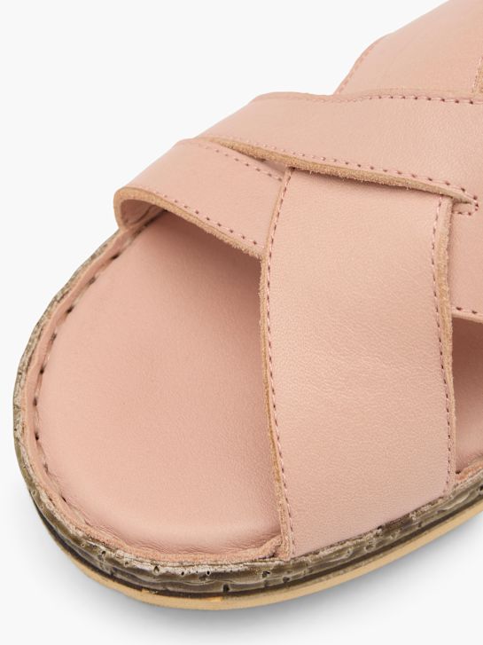 hush puppies sandalo con tacco rosa deichmann