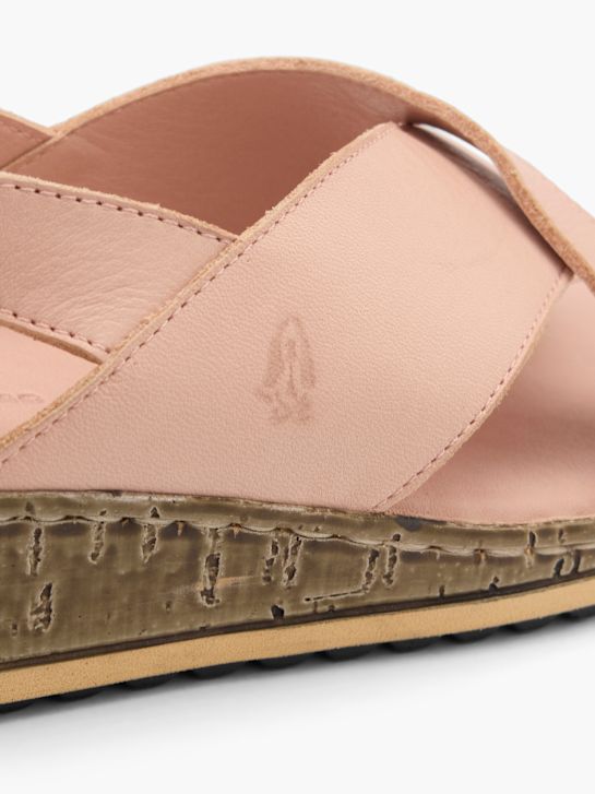 hush puppies sandalo con tacco rosa deichmann