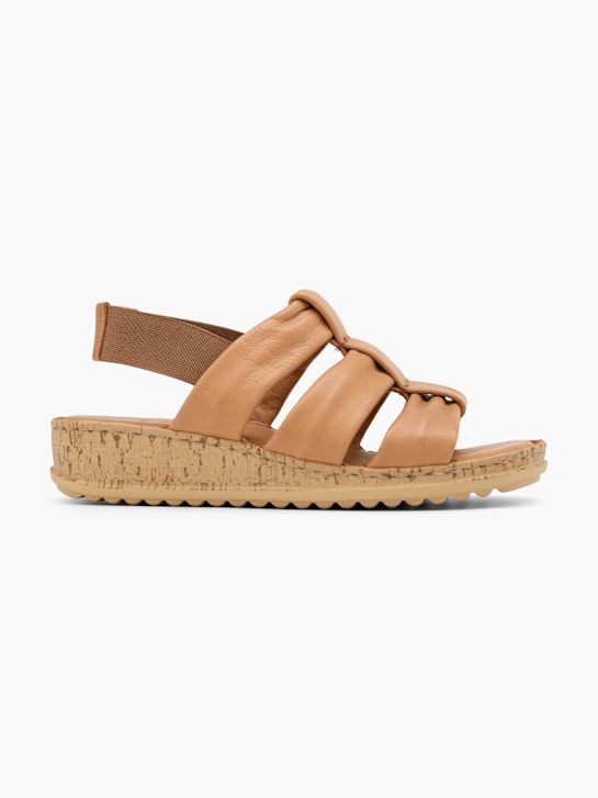 hush puppies con tacco sandalo beige deichmann