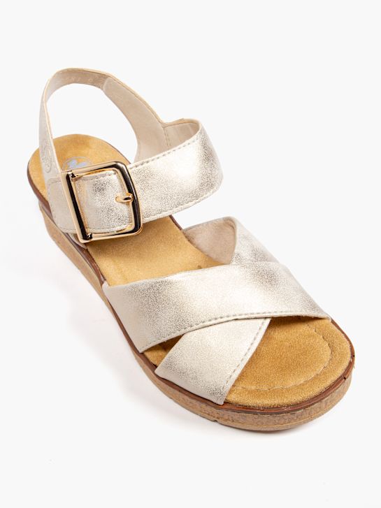 rieker con tacco sandalo beige deichmann