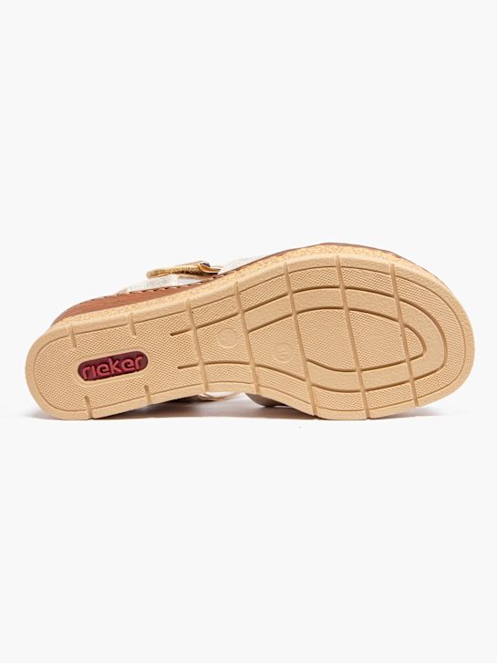 rieker con tacco sandalo beige deichmann