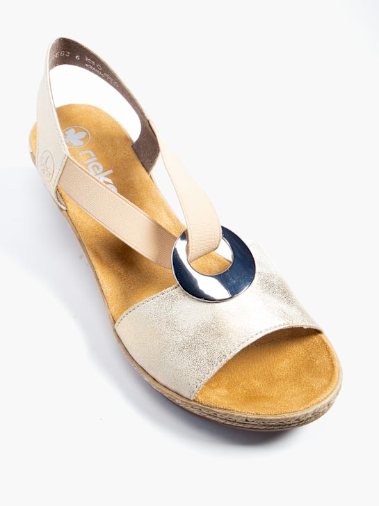 rieker con tacco sandalo beige deichmann