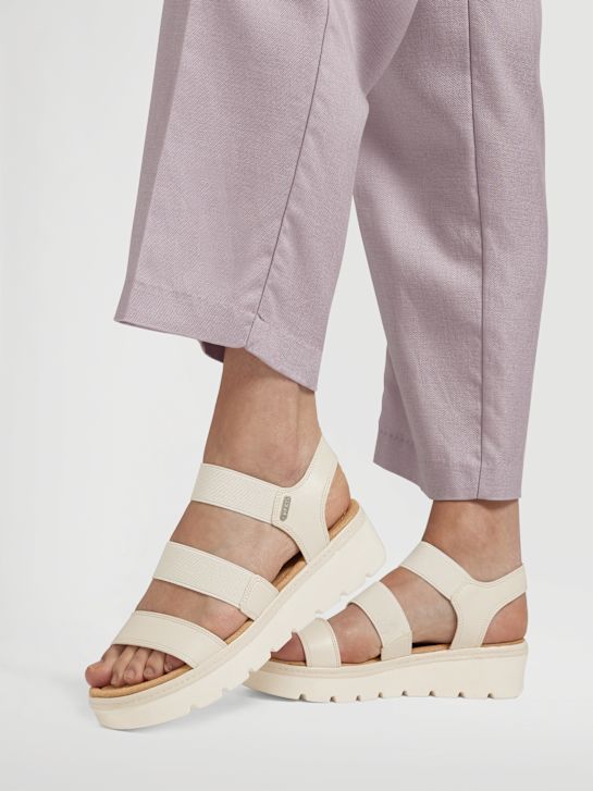 esprit con tacco sandalo beige deichmann